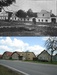 Náves před 1930 a nyní